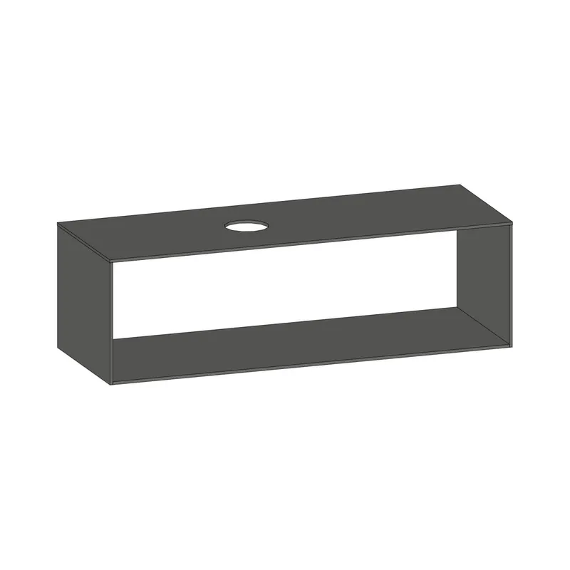 SCALIDO-Konsolenplatte m. Rahmen f Waschtisch US 1422x430x510mm 1 Ausschn links Farbvar A