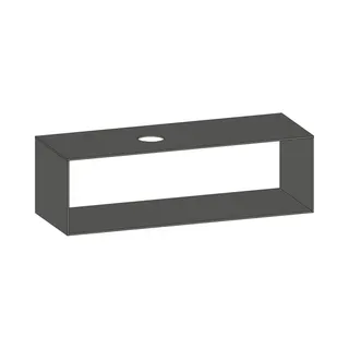 SCALIDO-Konsolenplatte m. Rahmen f Waschtisch US 1422x430x510mm 1 Ausschn links Farbvar A
