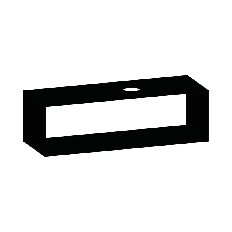 SCALIDO-Konsolenplatte m. Rahmen f Waschtisch US 1422x430x510mm 1 Aussch rechts Farbvar V