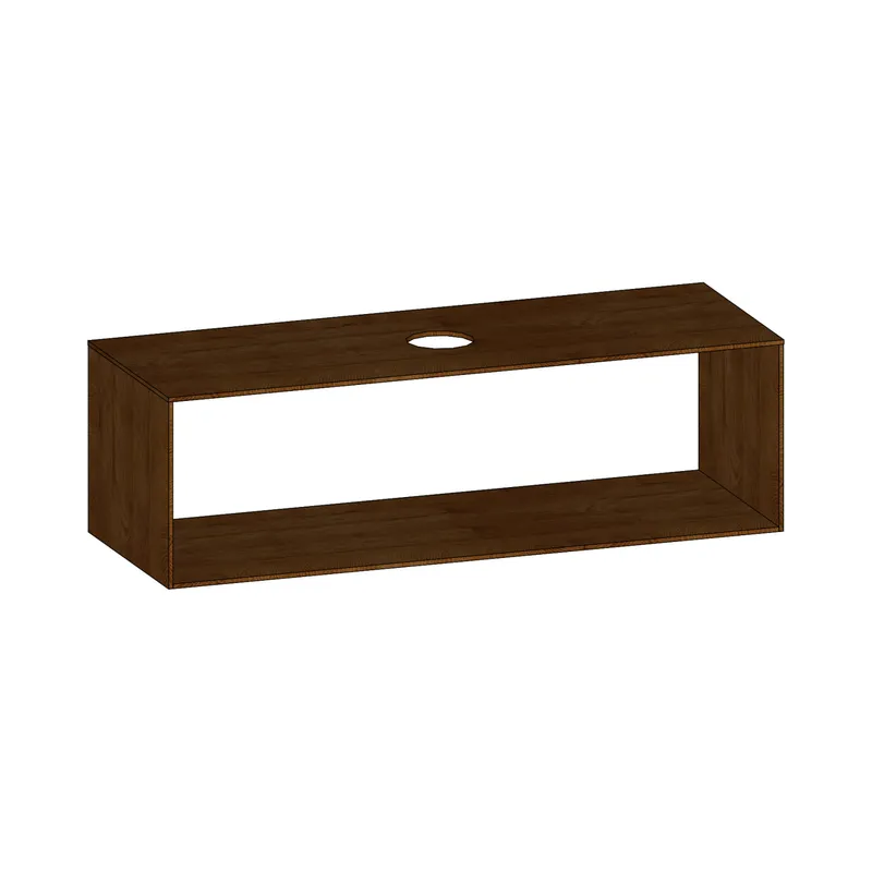 SCALIDO-Konsolenplatte m. Rahmen f Waschtisch US 1422x430x510mm 1 Aussch mittig Farbvar S