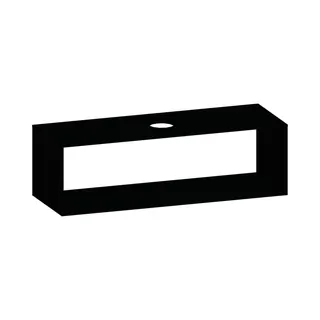 SCALIDO-Konsolenplatte m. Rahmen f Waschtisch US 1422x430x510mm 1 Aussch mittig Farbvar V
