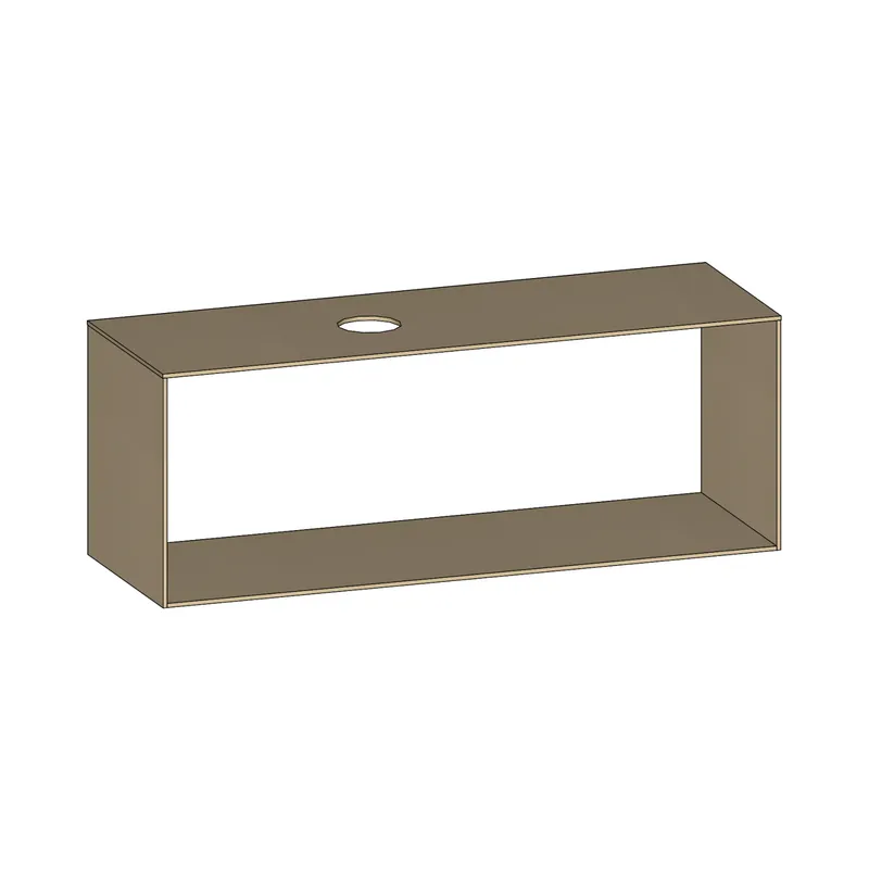 SCALIDO-Konsolenplatte m. Rahmen f Waschtisch US 1522x560x510mm 1 Ausschn links Farbvar K