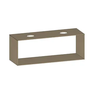 SCALIDO-Konsolenplatte m. Rahmen f Waschtisch US 1522x560x510mm 2 Ausschnitte Farbvar. K