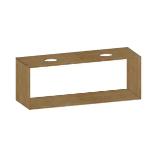SCALIDO-Konsolenplatte m. Rahmen f Waschtisch US 1522x560x510mm 2 Ausschnitte Farbvar. S