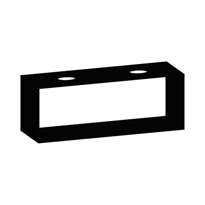 SCALIDO-Konsolenplatte m. Rahmen f Waschtisch US 1522x560x510mm 2 Ausschnitte Farbvar. V