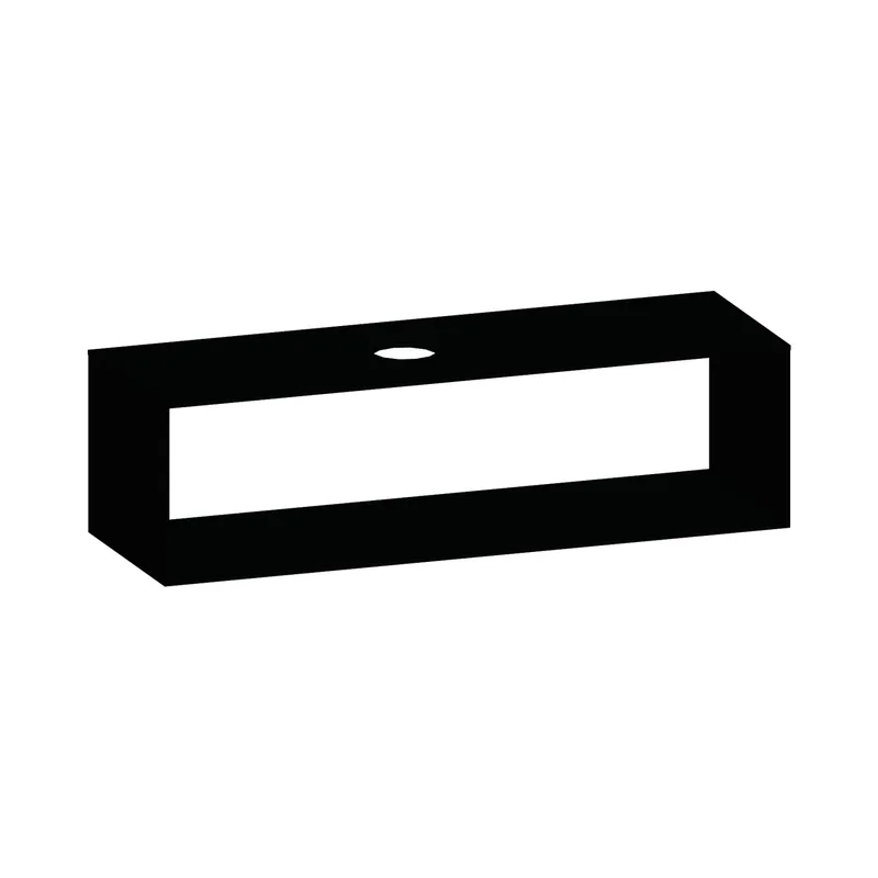SCALIDO-Konsolenplatte m. Rahmen f Waschtisch US 1522x430x510mm 1 Ausschn links Farbvar V