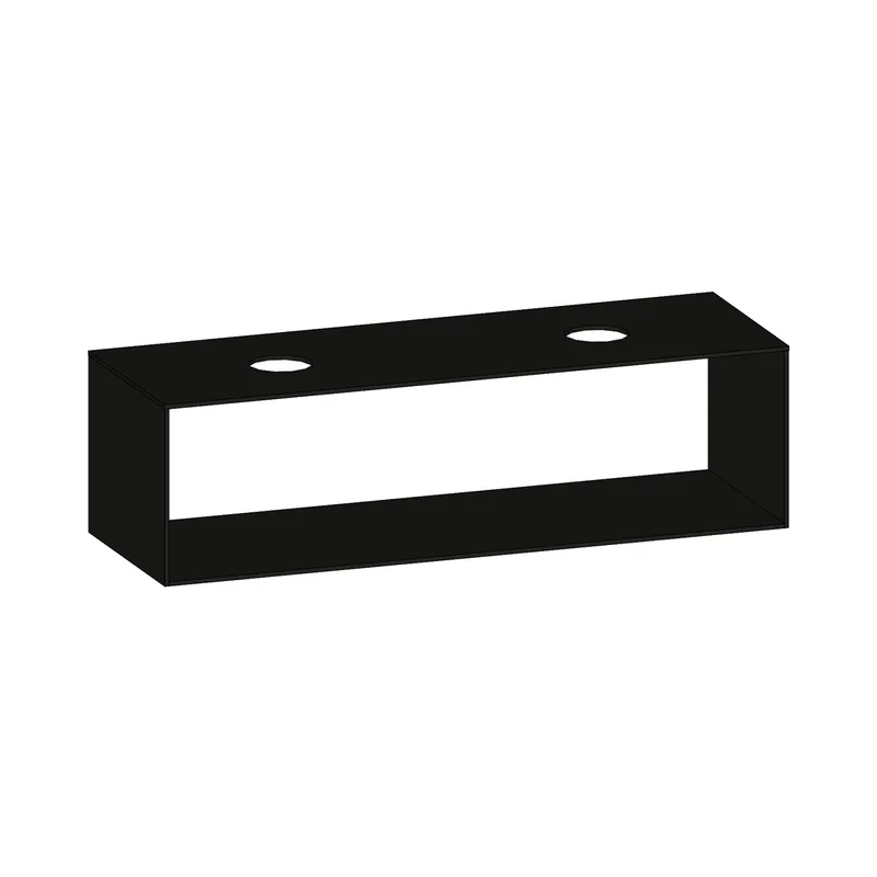 SCALIDO-Konsolenplatte m. Rahmen f Waschtisch US 1522x430x510mm 2 Ausschnitte Farbvar. A