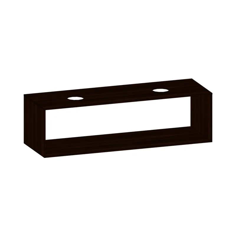SCALIDO-Konsolenplatte m. Rahmen f Waschtisch US 1522x430x510mm 2 Ausschnitte Farbvar. E