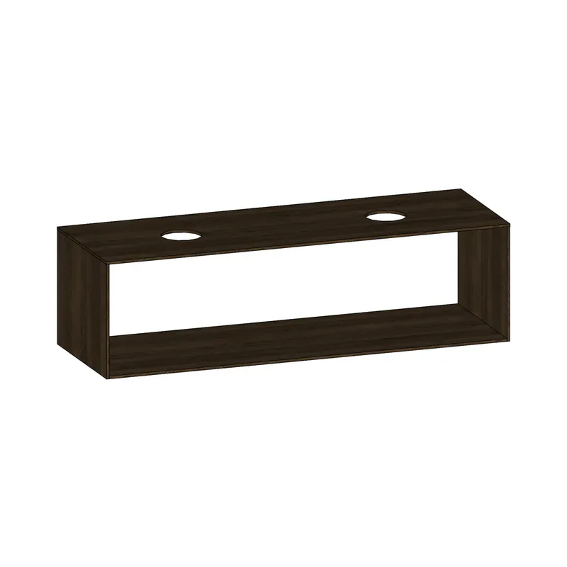 SCALIDO-Konsolenplatte m. Rahmen f Waschtisch US 1522x430x510mm 2 Ausschnitte Farbvar. N