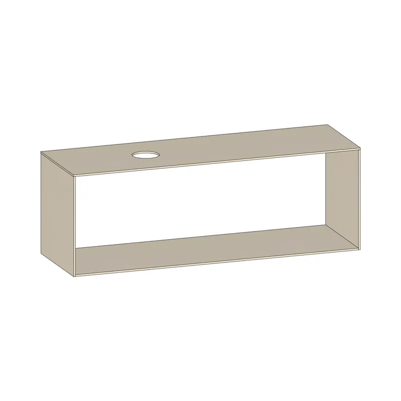 SCALIDO-Konsolenplatte m. Rahmen f Waschtisch US 1622x560x510mm 1 Ausschn links Farbvar K