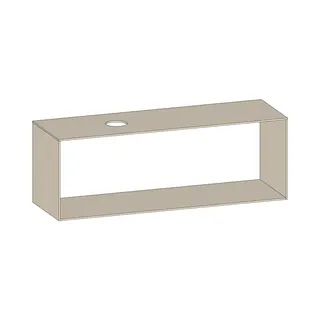 SCALIDO-Konsolenplatte m. Rahmen f Waschtisch US 1622x560x510mm 1 Ausschn links Farbvar K