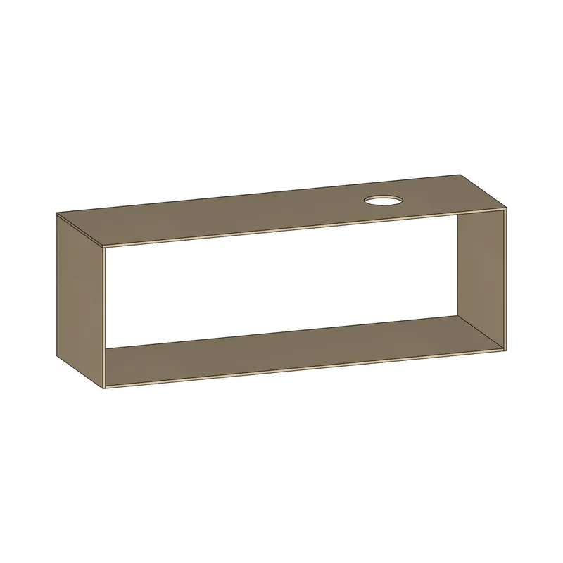 SCALIDO-Konsolenplatte m. Rahmen f Waschtisch US 1622x560x510mm 1 Aussch rechts Farbvar K