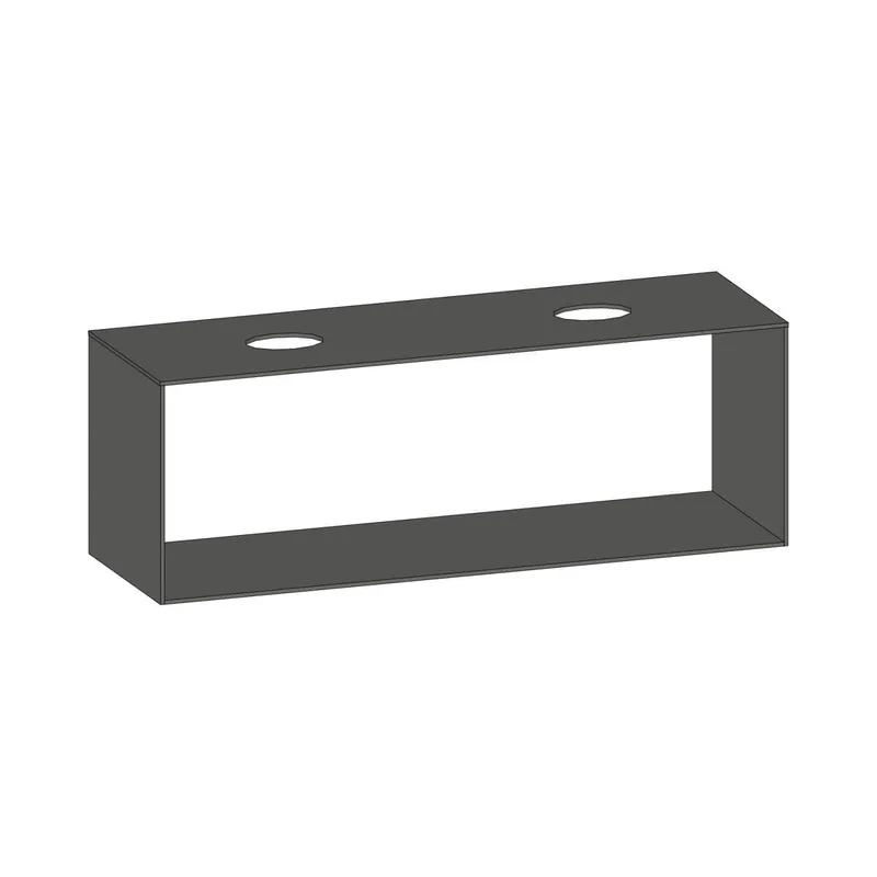SCALIDO-Konsolenplatte m. Rahmen f Waschtisch US 1622x560x510mm 2 Ausschnitte Farbvar. A