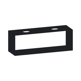 SCALIDO-Konsolenplatte m. Rahmen f Waschtisch US 1622x560x510mm 2 Ausschnitte Farbvar. V
