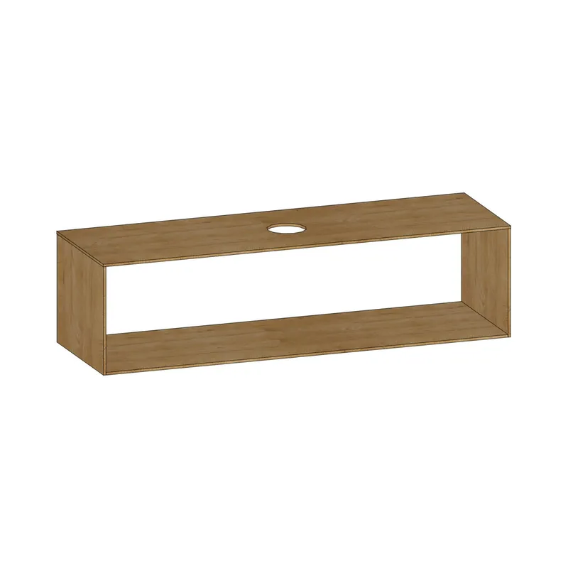 SCALIDO-Konsolenplatte m. Rahmen f Waschtisch US 1622x430x510mm 1 Aussch mittig Farbvar S