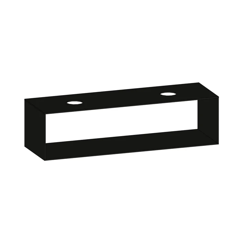SCALIDO-Konsolenplatte m. Rahmen f Waschtisch US 1622x430x510mm 2 Ausschnitte Farbvar. A