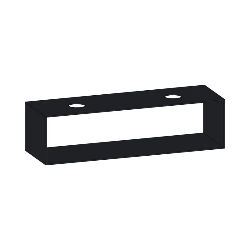 SCALIDO-Konsolenplatte m. Rahmen f Waschtisch US 1622x430x510mm 2 Ausschnitte Farbvar. V