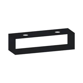 SCALIDO-Konsolenplatte m. Rahmen f Waschtisch US 1622x430x510mm 2 Ausschnitte Farbvar. V