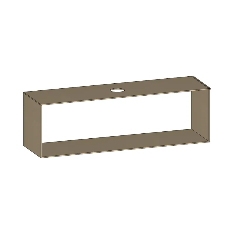 SCALIDO-Konsolenplatte m. Rahmen f Waschtisch US 1822x560x510mm 1 Aussch mittig Farbvar K