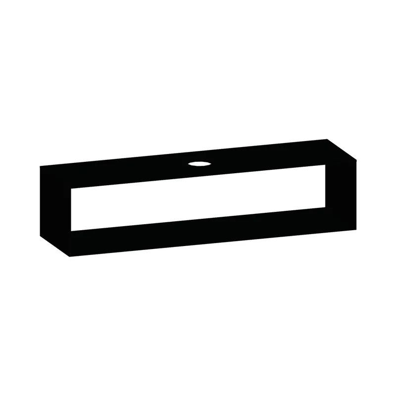 SCALIDO-Konsolenplatte m. Rahmen f Waschtisch US 1822x430x510mm 1 Aussch mittig Farbvar V