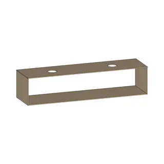 SCALIDO-Konsolenplatte m. Rahmen f Waschtisch US 1922x430x510mm 2 Ausschnitte Farbvar. K