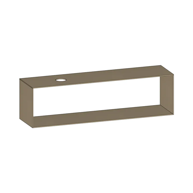 SCALIDO-Konsolenplatte m. Rahmen f Waschtisch US 2022x560x510mm 1 Ausschn links Farbvar K