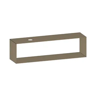 SCALIDO-Konsolenplatte m. Rahmen f Waschtisch US 2022x560x510mm 1 Ausschn links Farbvar K