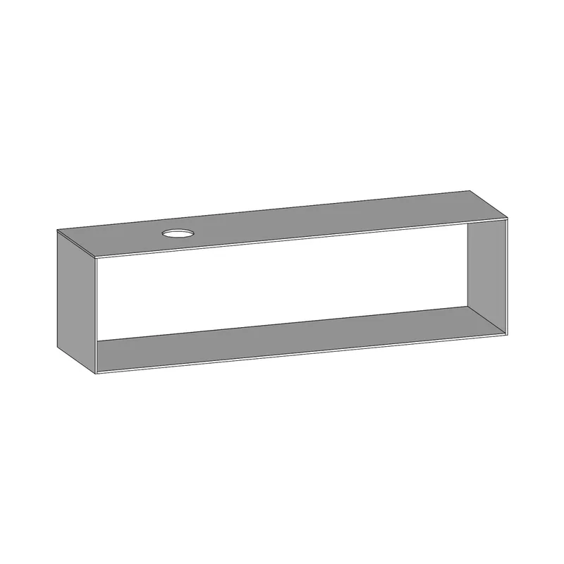 SCALIDO-Konsolenplatte m. Rahmen f Waschtisch US 2022x560x510mm 1 Ausschn links Farbvar W