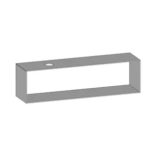 SCALIDO-Konsolenplatte m. Rahmen f Waschtisch US 2022x560x510mm 1 Ausschn links Farbvar W