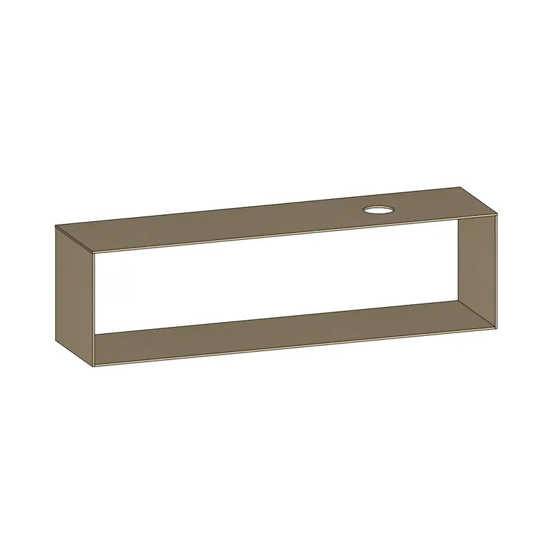 SCALIDO-Konsolenplatte m. Rahmen f Waschtisch US 2022x560x510mm 1 Aussch rechts Farbvar K