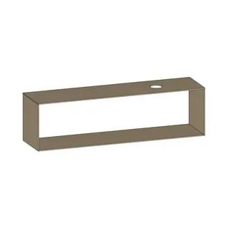 SCALIDO-Konsolenplatte m. Rahmen f Waschtisch US 2022x560x510mm 1 Aussch rechts Farbvar K