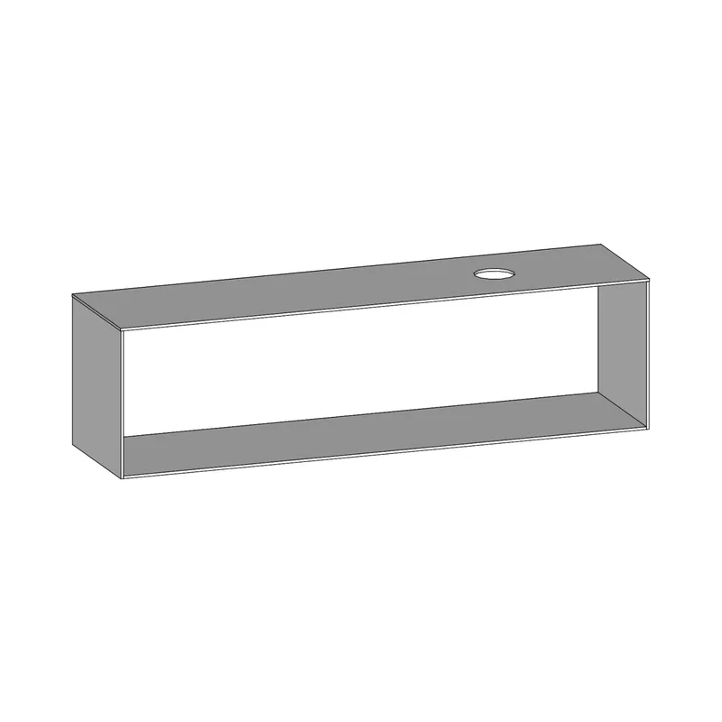 SCALIDO-Konsolenplatte m. Rahmen f Waschtisch US 2022x560x510mm 1 Aussch rechts Farbvar W