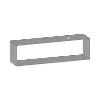 SCALIDO-Konsolenplatte m. Rahmen f Waschtisch US 2022x560x510mm 1 Aussch rechts Farbvar W