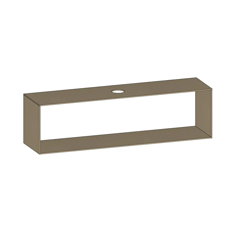 SCALIDO-Konsolenplatte m. Rahmen f Waschtisch US 2022x560x510mm 1 Aussch mittig Farbvar K