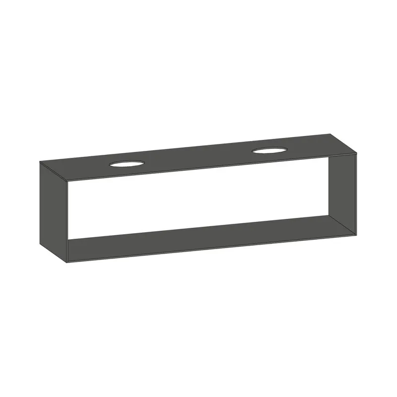SCALIDO-Konsolenplatte m. Rahmen f Waschtisch US 2022x560x510mm 2 Ausschnitte Farbvar. A