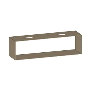 SCALIDO-Konsolenplatte m. Rahmen f Waschtisch US 2022x560x510mm 2 Ausschnitte Farbvar. K