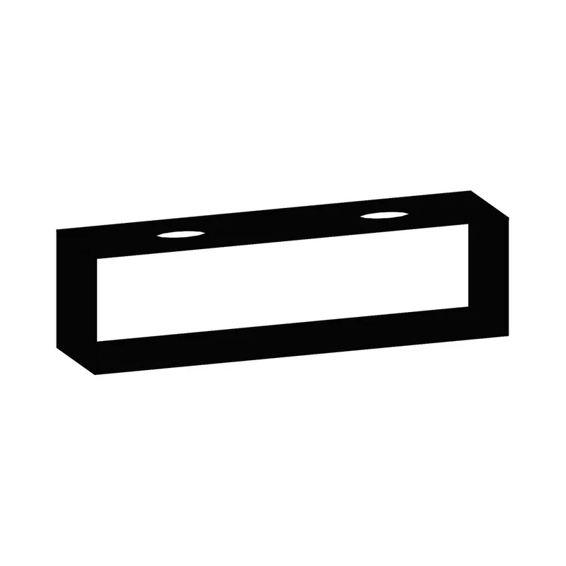 SCALIDO-Konsolenplatte m. Rahmen f Waschtisch US 2022x560x510mm 2 Ausschnitte Farbvar. V
