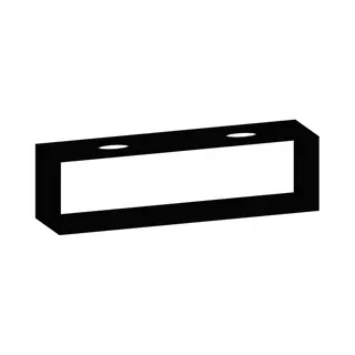 SCALIDO-Konsolenplatte m. Rahmen f Waschtisch US 2022x560x510mm 2 Ausschnitte Farbvar. V