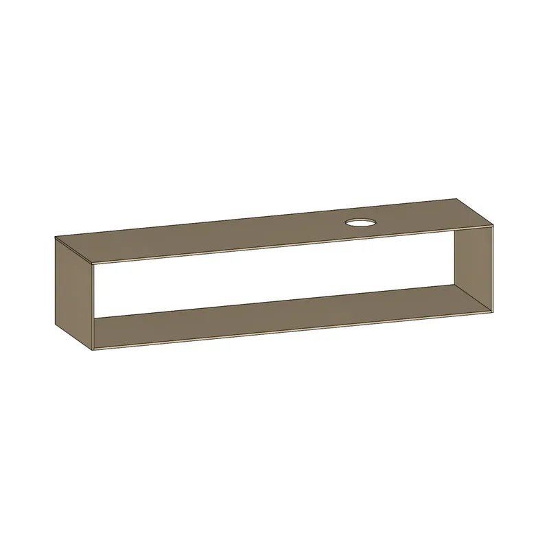 SCALIDO-Konsolenplatte m. Rahmen f Waschtisch US 2022x430x510mm 1 Aussch rechts Farbvar V