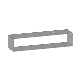SCALIDO-Konsolenplatte m. Rahmen f Waschtisch US 2022x430x510mm 1 Aussch rechts Farbvar W