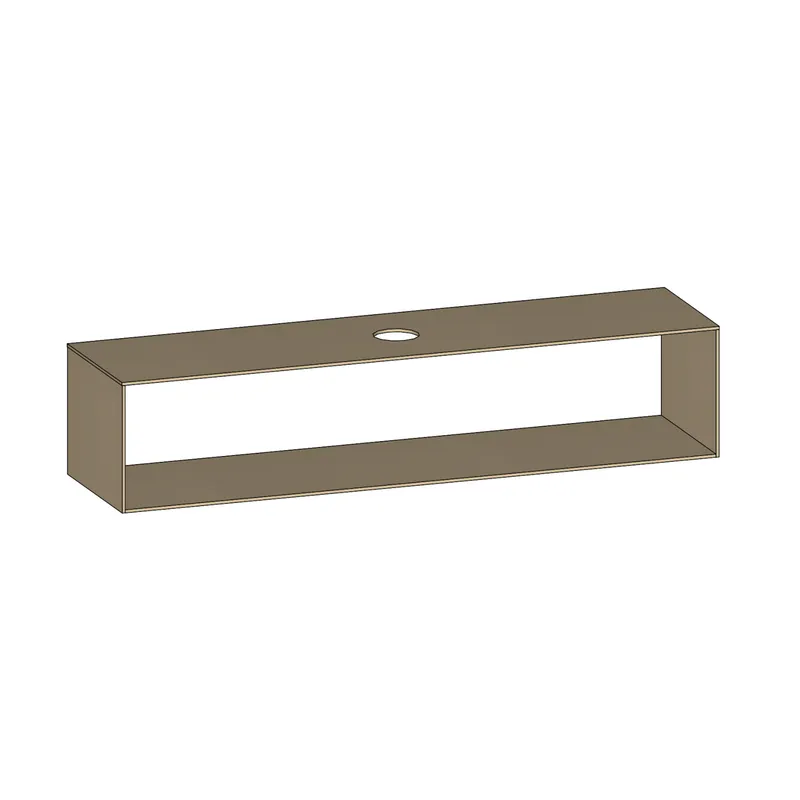 SCALIDO-Konsolenplatte m. Rahmen f Waschtisch US 2022x430x510mm 1 Aussch mittig Farbvar K