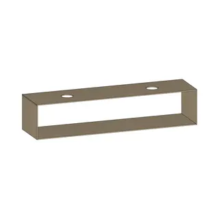 SCALIDO-Konsolenplatte m. Rahmen f Waschtisch US 2022x430x510mm 2 Ausschnitte Farbvar. K