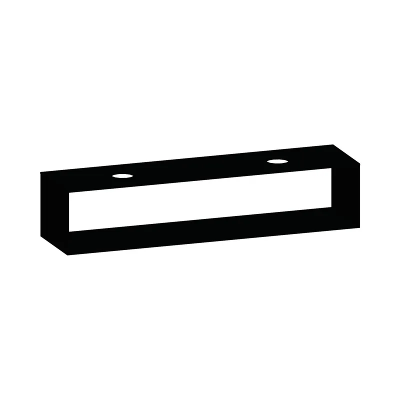 SCALIDO-Konsolenplatte m. Rahmen f Waschtisch US 2022x430x510mm 2 Ausschnitte Farbvar. V