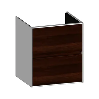 SCALIDO-Waschtisch-Unterschrank für Waschtisch SLIM 600 590x660x490mm 2 Auszüge Farbvar. E/W/E