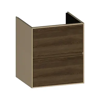 SCALIDO-Waschtisch-Unterschrank für Waschtisch SLIM 600 590x660x490mm 2 Auszüge Farbvar. N/K/N