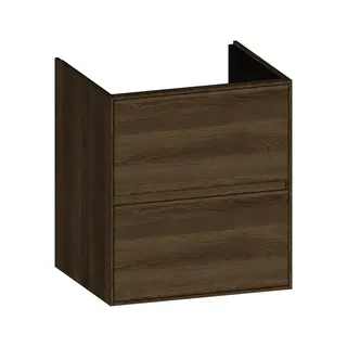 SCALIDO-Waschtisch-Unterschrank für Waschtisch SLIM 600 590x660x490mm 2 Auszüge Farbvar. N/N/N