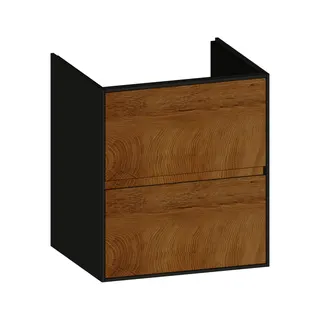 SCALIDO-Waschtisch-Unterschrank für Waschtisch SLIM 600 590x660x490mm 2 Auszüge Farbvar. S/A/S