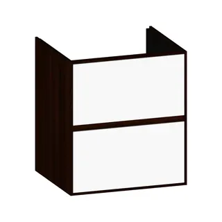 SCALIDO-Waschtisch-Unterschrank für Waschtisch SLIM 600 590x660x490mm 2 Auszüge Farbvar. W/E/E