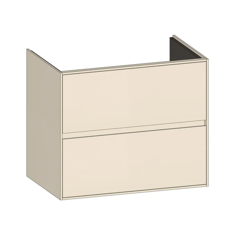 SCALIDO-Waschtisch-Unterschrank für Waschtisch SLIM 800 790x660x490mm 2 Auszüge Farbvar. K/K/K