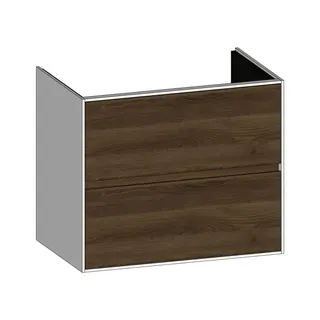 SCALIDO-Waschtisch-Unterschrank für Waschtisch SLIM 800 790x660x490mm 2 Auszüge Farbvar. N/W/N